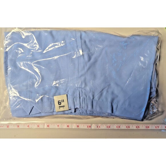 George Men's Swim Trunks Shorts Size L (36/38) Turquoise 6" Inseam Above Knee - Picture 6 of 8